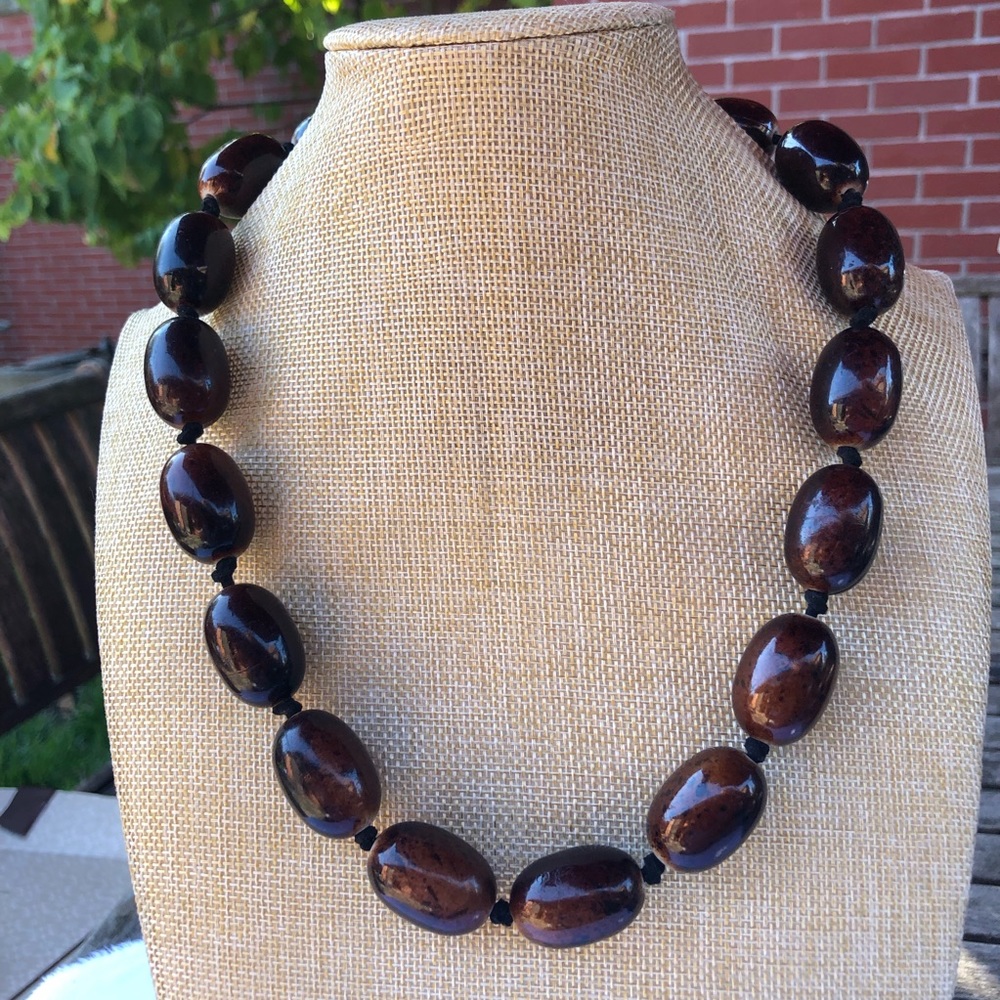 Wood Bead Necklace